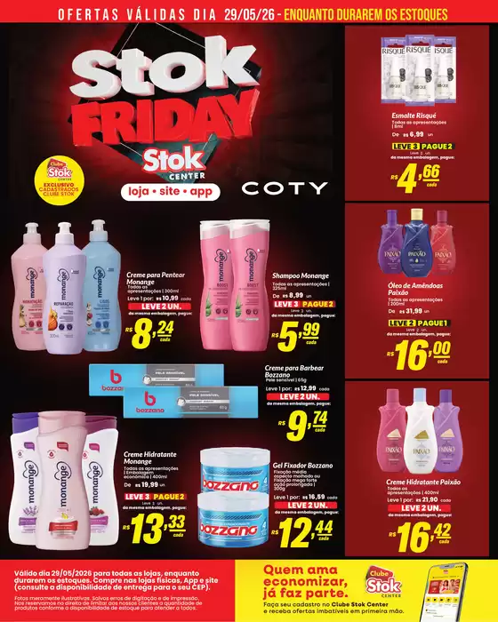 Catálogo Stok Center | Stok Friday lamina coty | 2026-05-29T00:00:00.000Z - 2026-05-29T00:00:00.000Z