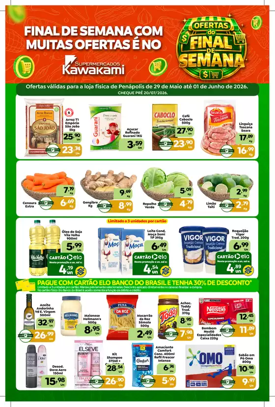 Catálogo Supermercados Kawakami | Ofertas - Penápolis | 2026-05-29T00:00:00.000Z - 2026-06-01T00:00:00.000Z