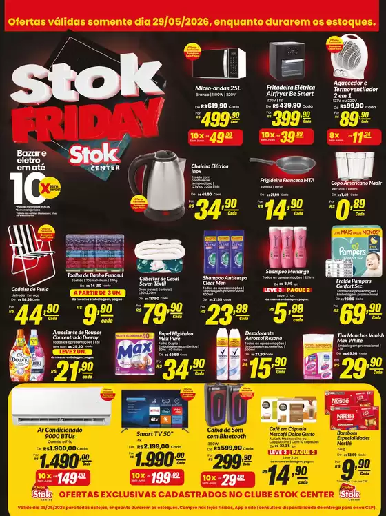 Catálogo Stok Center | Encarte stok friday completo paginas 1 compressed | 2026-05-29T00:00:00.000Z - 2026-05-29T00:00:00.000Z