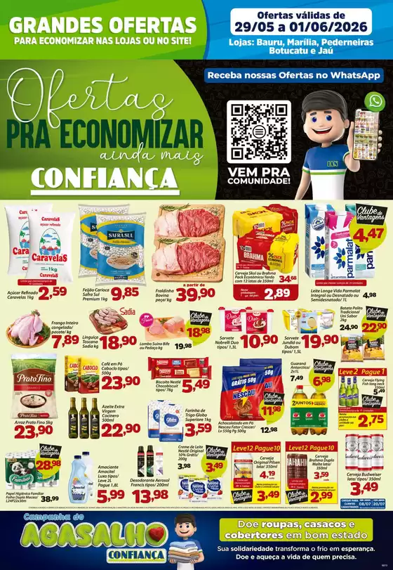 Catálogo Confiança Supermercados | Tabloide rede 2905 2026 WPP | 2026-05-29T00:00:00.000Z - 2026-06-01T00:00:00.000Z