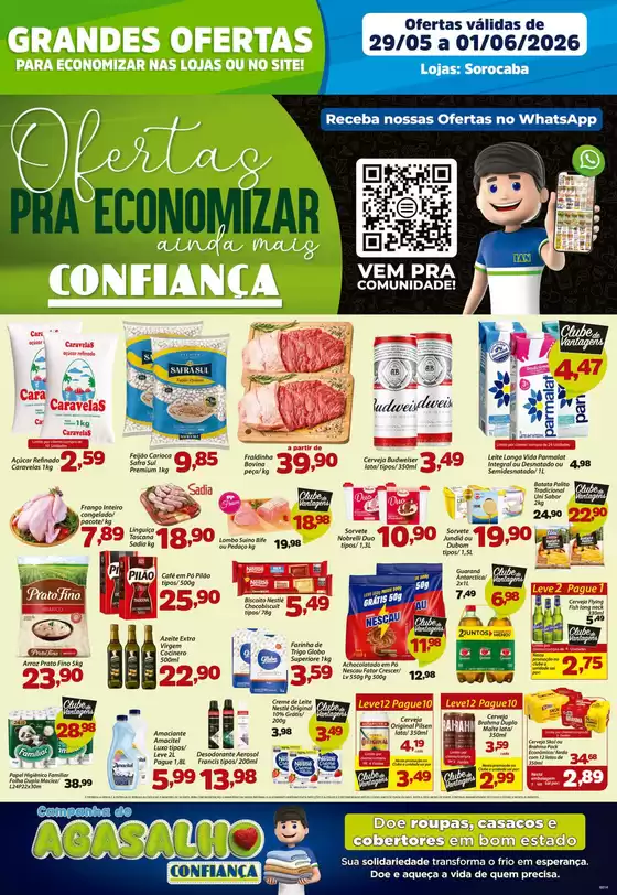 Catálogo Confiança Supermercados | Tabloide sorocaba 2905 2026 WPP | 2026-05-29T00:00:00.000Z - 2026-06-01T00:00:00.000Z