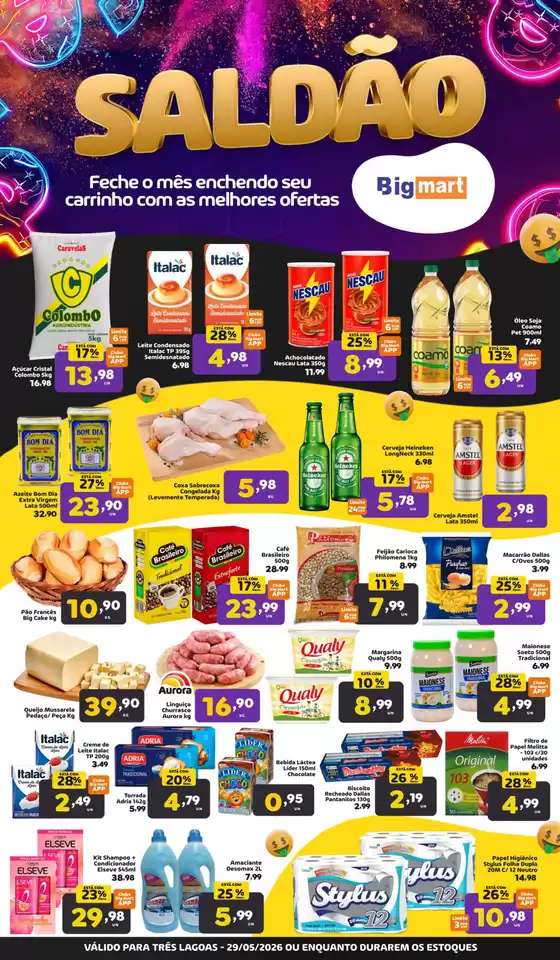 Catálogo Bigmart | Grandes descontos em produtos selecionados | 2026-05-29T00:00:00.000Z - 2026-05-29T00:00:00.000Z