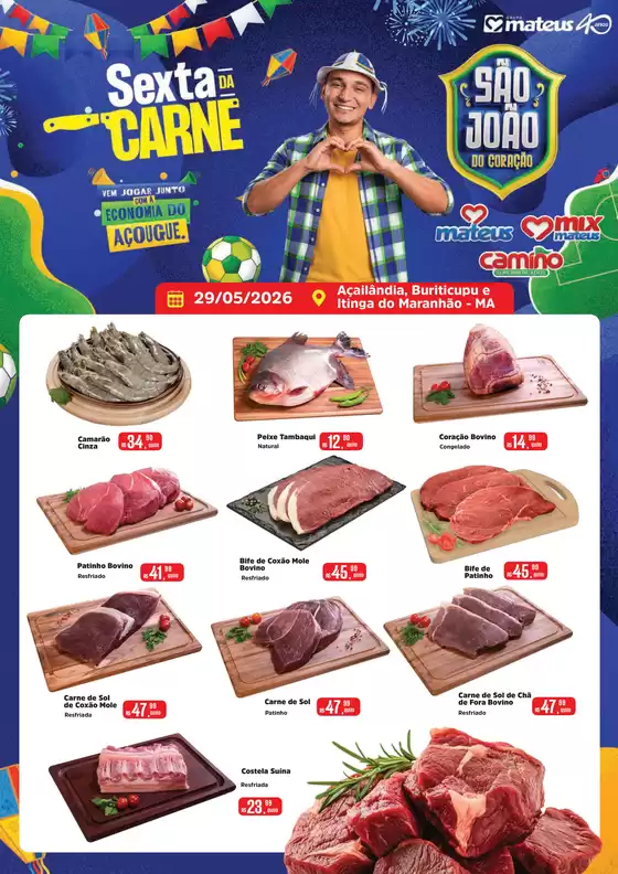 Catálogo Supermercados Mateus | Sexta da Carne | 2026-05-29T00:00:00.000Z - 2026-05-29T00:00:00.000Z