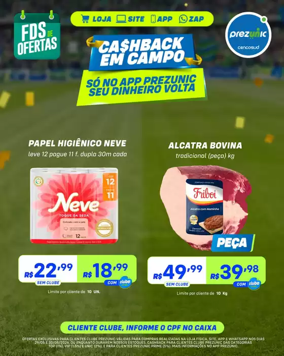 Catálogo Prezunic | Pechinchas e ofertas atuais | 2026-05-29T00:00:00.000Z - 2026-05-30T00:00:00.000Z