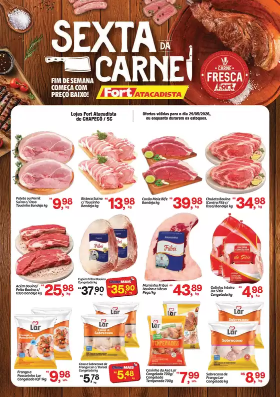 Catálogo Fort Atacadista | SC Fort 6 da Carne 29 MAI 26 Chapeco | 2026-05-29T00:00:00.000Z - 2026-05-29T00:00:00.000Z