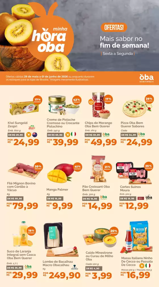 Catálogo Oba Hortifruti | Encarte Oba Hortifruti | 2026-05-29T00:00:00.000Z - 2026-06-01T00:00:00.000Z