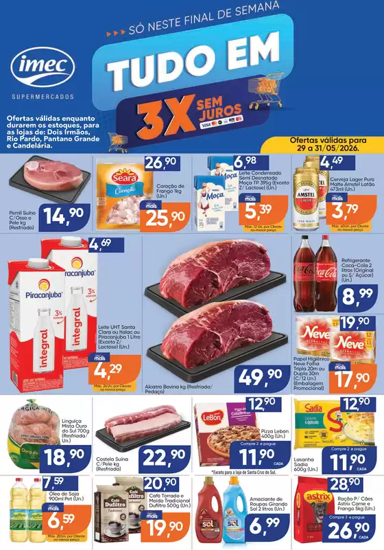Catálogo Imec Supermercados | BAIXA 15265 IMEC Ranchao Cluster B 29 a 310526 | 2026-05-29T00:00:00.000Z - 2026-05-31T00:00:00.000Z