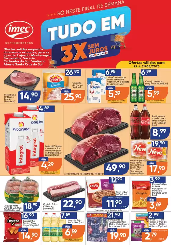 Catálogo Imec Supermercados | BAIXA 15260 IMEC Ranchao Cluster A 29 a 310526 | 2026-05-29T00:00:00.000Z - 2026-05-31T00:00:00.000Z