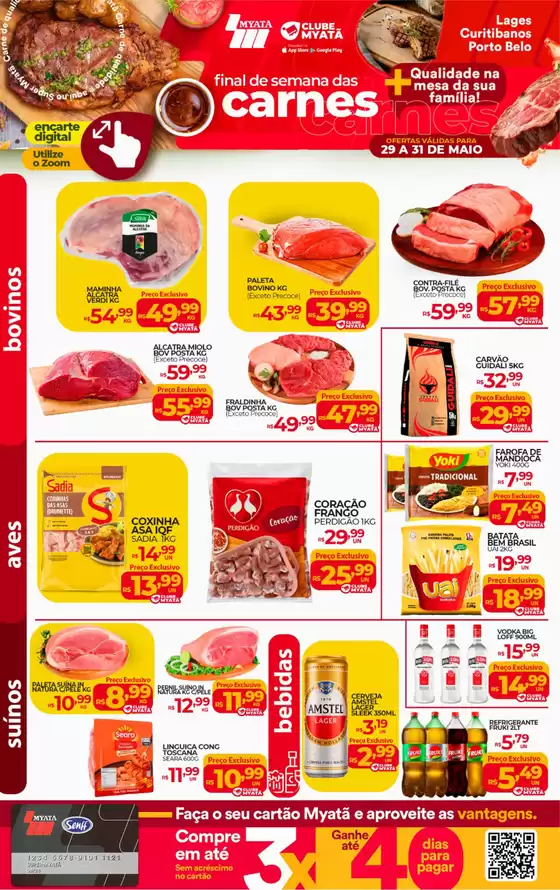 Catálogo Supermercados Myatã | Economize agora com nossas ofertas | 2026-05-29T00:00:00.000Z - 2026-05-31T00:00:00.000Z