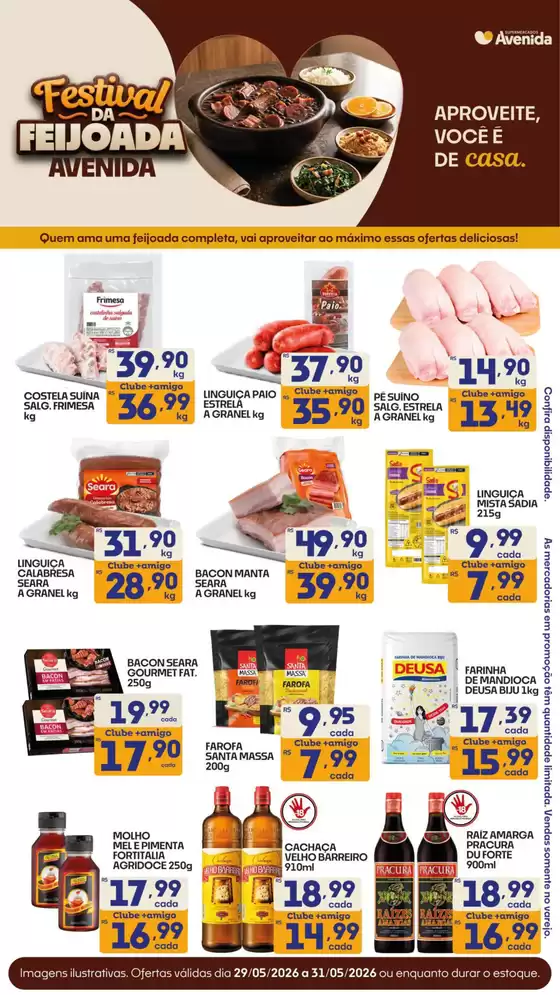 Catálogo Supermercados Avenida em Lins | Nossas melhores ofertas para você | 2026-05-29T00:00:00.000Z - 2026-05-31T00:00:00.000Z