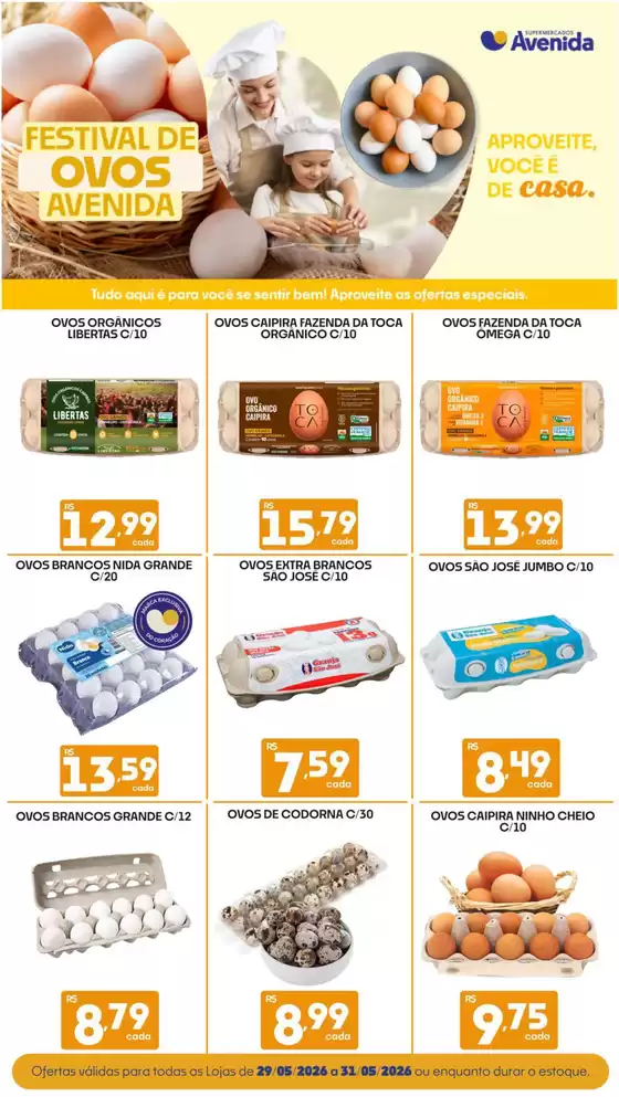 Catálogo Supermercados Avenida | Ampla seleção de ofertas | 2026-05-29T00:00:00.000Z - 2026-05-31T00:00:00.000Z