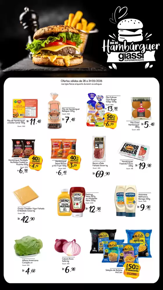 Catálogo Giassi Supermercados | Melhores ofertas para todos os caçadores de pechinchas | 2026-05-28T00:00:00.000Z - 2026-05-31T00:00:00.000Z