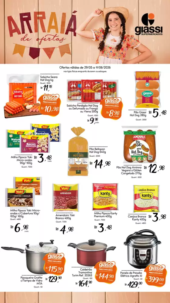 Catálogo Giassi Supermercados | Ofertas especiais atraentes para todos | 2026-05-29T00:00:00.000Z - 2026-06-11T00:00:00.000Z
