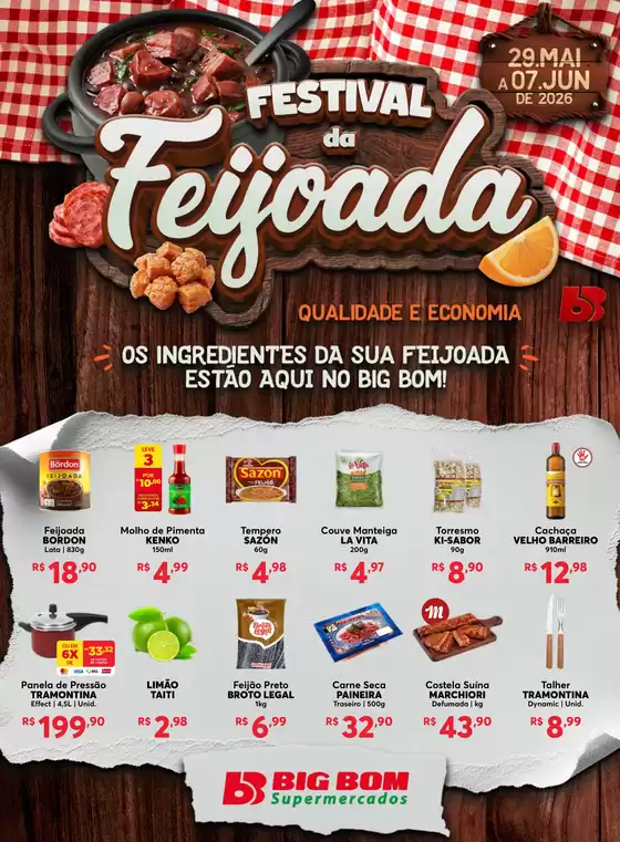 Catálogo Big Bom Supermercados | Feijoada BigBom | 2026-05-29T00:00:00.000Z - 2026-06-07T00:00:00.000Z