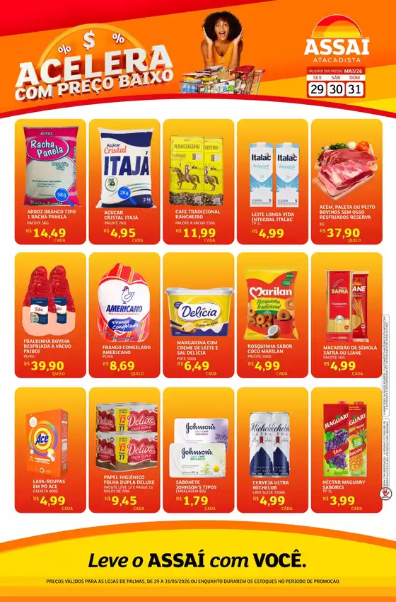 Catálogo Assaí Atacadista | Encarte Assaí Atacadista 47438-115 | 2026-05-29T00:00:00.000Z - 2026-05-31T00:00:00.000Z