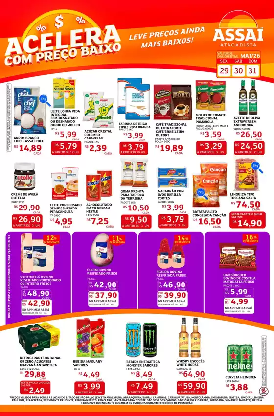 Catálogo Assaí Atacadista | Encarte Assaí Atacadista 46476 | 2026-05-29T00:00:00.000Z - 2026-05-31T00:00:00.000Z