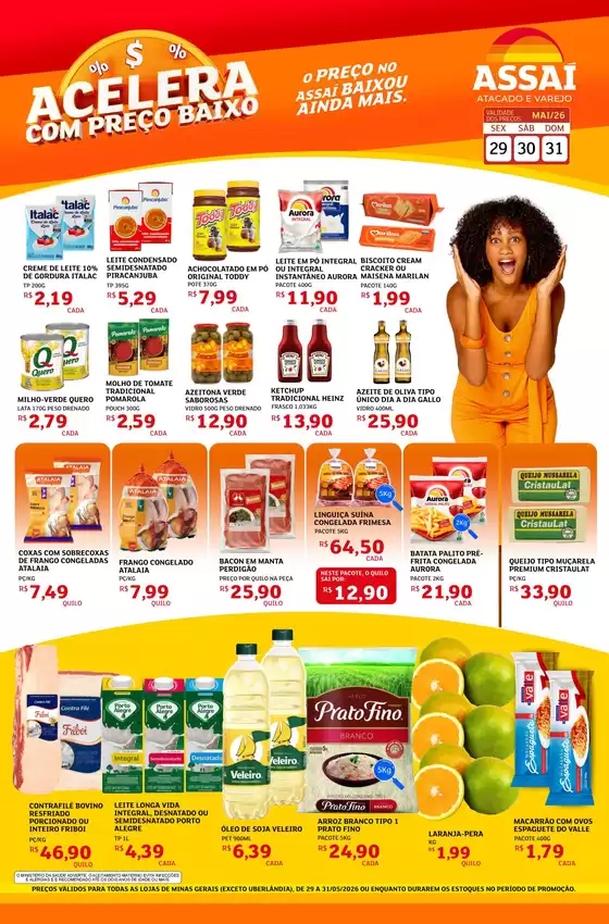 Catálogo Assaí Atacadista | Encarte Assaí Atacadista 47435-676 | 2026-05-29T00:00:00.000Z - 2026-05-31T00:00:00.000Z