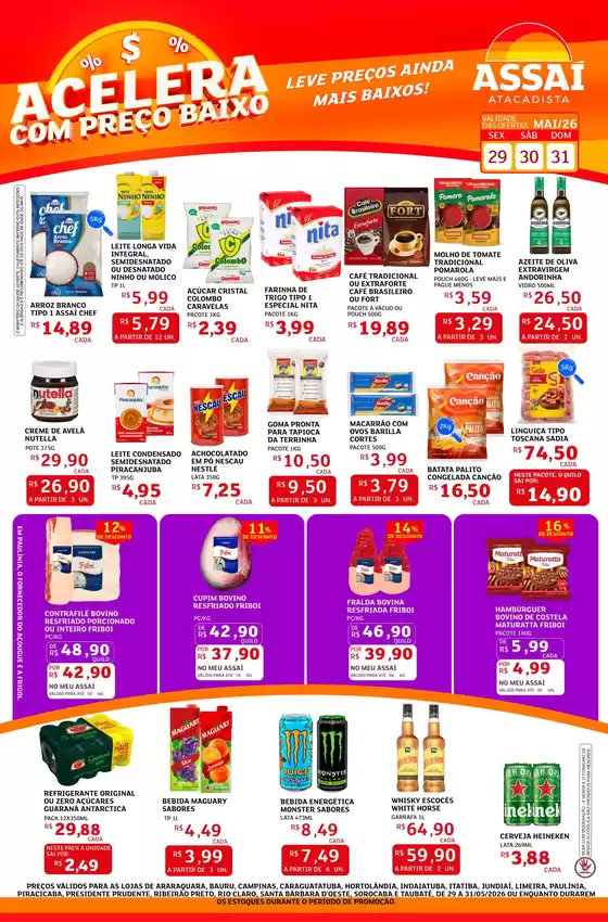 Catálogo Assaí Atacadista | Encarte Assaí Atacadista 47779 | 2026-05-29T00:00:00.000Z - 2026-05-31T00:00:00.000Z
