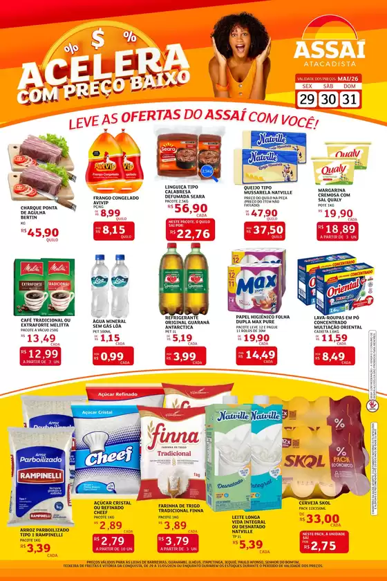 Catálogo Assaí Atacadista | Encarte Assaí Atacadista 47413-670 | 2026-05-29T00:00:00.000Z - 2026-05-31T00:00:00.000Z
