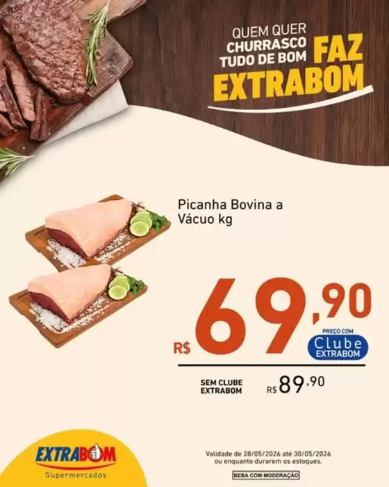 Catálogo Extrabom Supermercados | A Semana do Churrasco chegou  | 2026-05-29T00:00:00.000Z - 2026-05-30T00:00:00.000Z