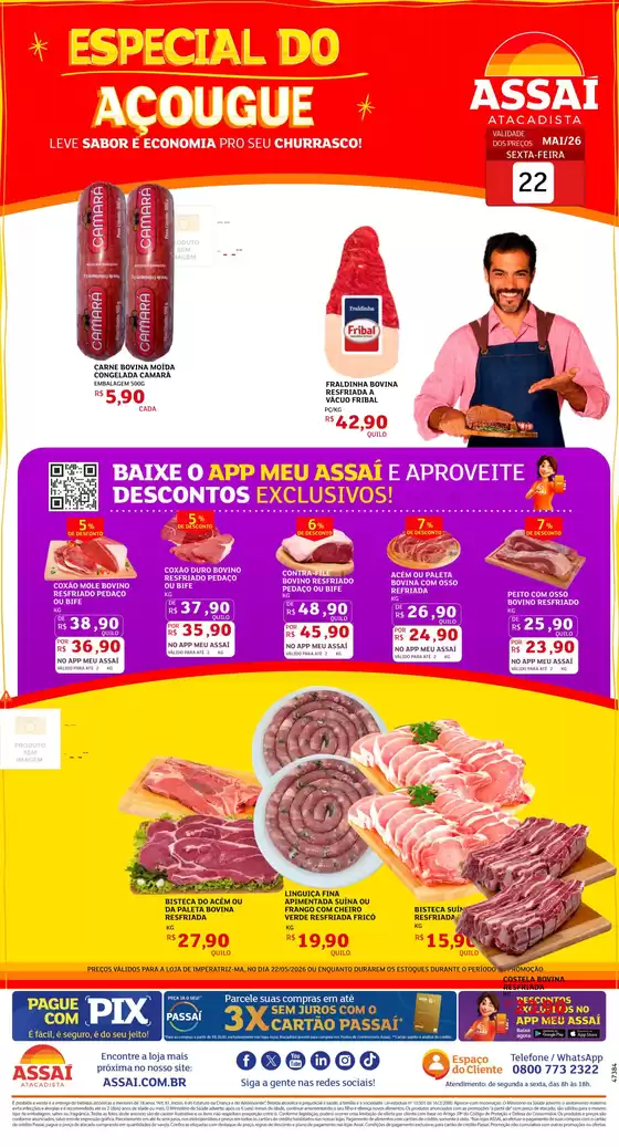 Catálogo Assaí Atacadista | Encarte Assaí Atacadista 47818-83 | 2026-05-29T00:00:00.000Z - 2026-05-29T00:00:00.000Z
