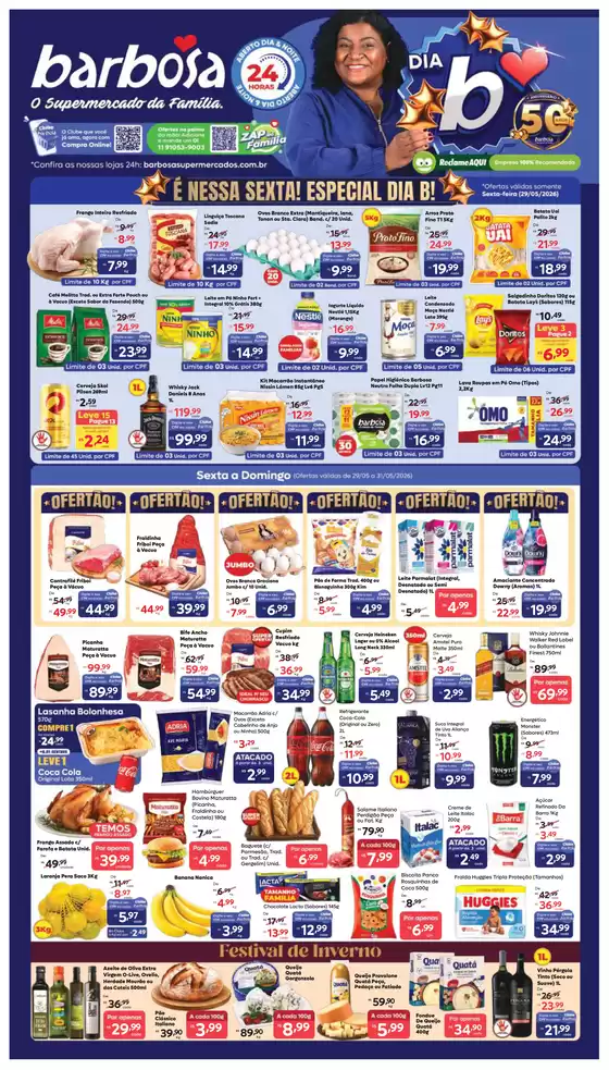 Catálogo Barbosa Supermercados | Ofertas | 2026-05-29T00:00:00.000Z - 2026-06-02T00:00:00.000Z