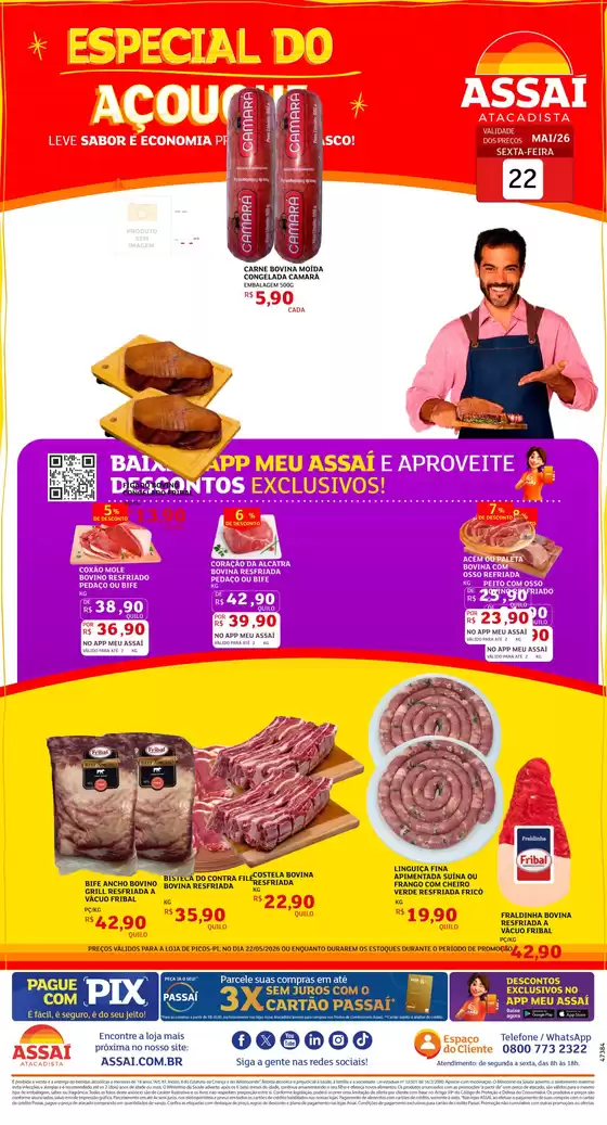 Catálogo Assaí Atacadista | Encarte Assaí Atacadista 47818-531 | 2026-05-29T00:00:00.000Z - 2026-05-29T00:00:00.000Z