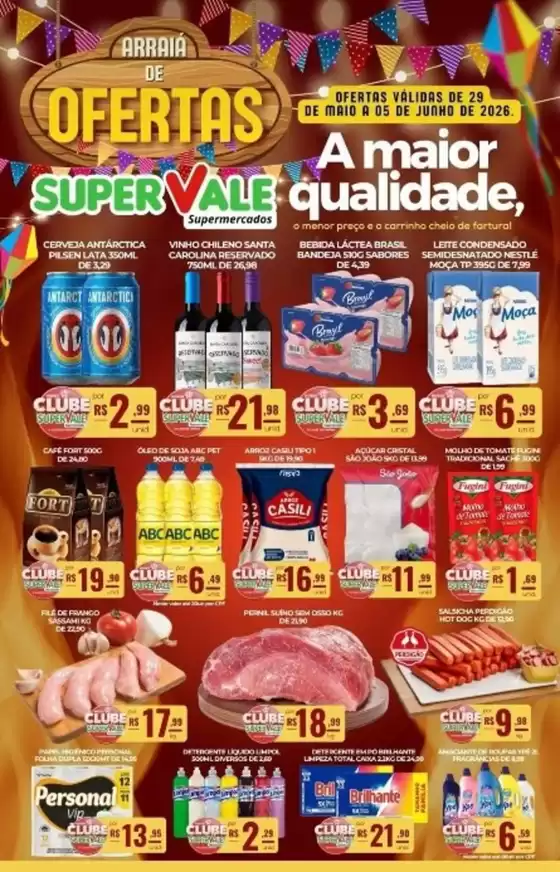 Catálogo Super Vale Supermercados | Ofertas | 2026-05-29T00:00:00.000Z - 2026-06-05T00:00:00.000Z