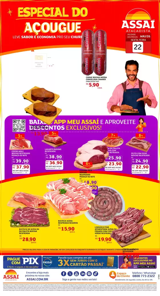 Catálogo Assaí Atacadista | Encarte Assaí Atacadista 47818-692 | 2026-05-29T00:00:00.000Z - 2026-05-29T00:00:00.000Z