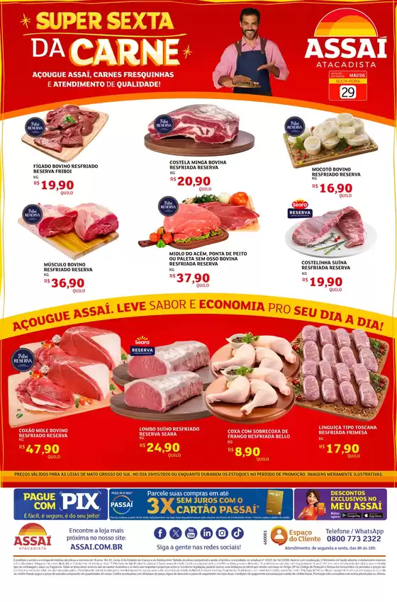 Catálogo Assaí Atacadista | Encarte Assaí Atacadista 46771 | 2026-05-29T00:00:00.000Z - 2026-05-29T00:00:00.000Z