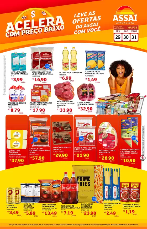 Catálogo Assaí Atacadista | Encarte Assaí Atacadista 47303-531 | 2026-05-29T00:00:00.000Z - 2026-05-31T00:00:00.000Z