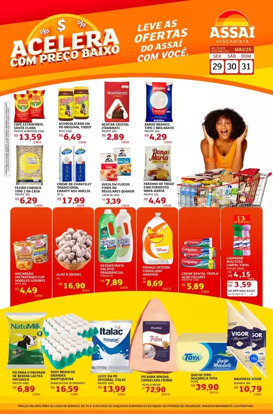 Catálogo Assaí Atacadista | Encarte Assaí Atacadista 47667-74 | 2026-05-29T00:00:00.000Z - 2026-05-31T00:00:00.000Z