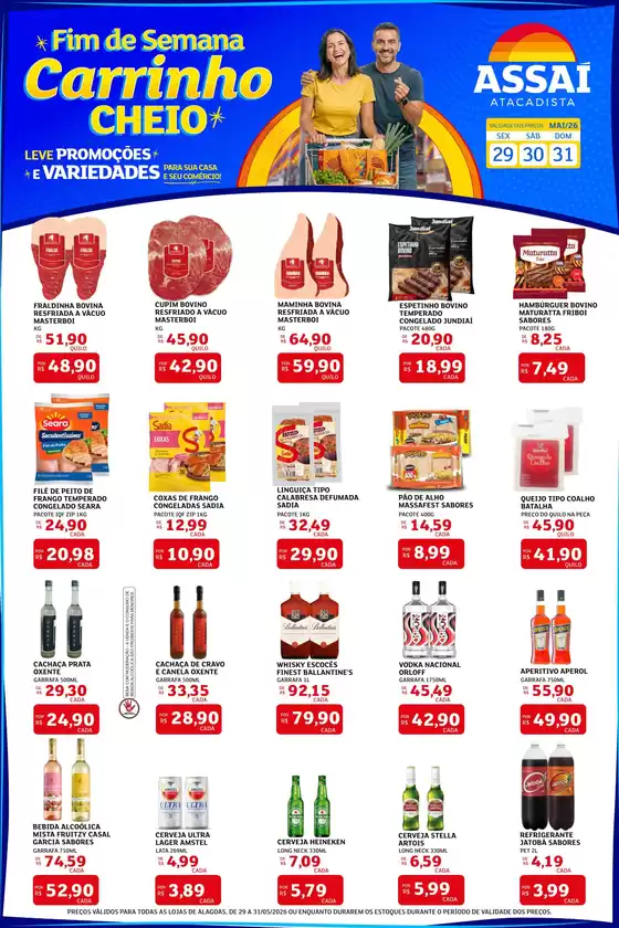 Catálogo Assaí Atacadista | Encarte Assaí Atacadista 46984-561 | 2026-05-29T00:00:00.000Z - 2026-05-31T00:00:00.000Z
