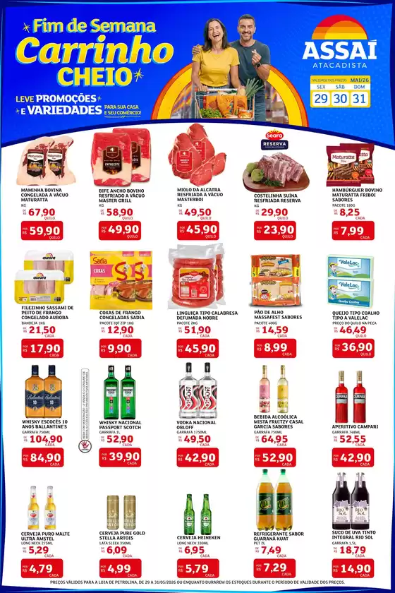 Catálogo Assaí Atacadista | Encarte Assaí Atacadista 46984-757 | 2026-05-29T00:00:00.000Z - 2026-05-31T00:00:00.000Z