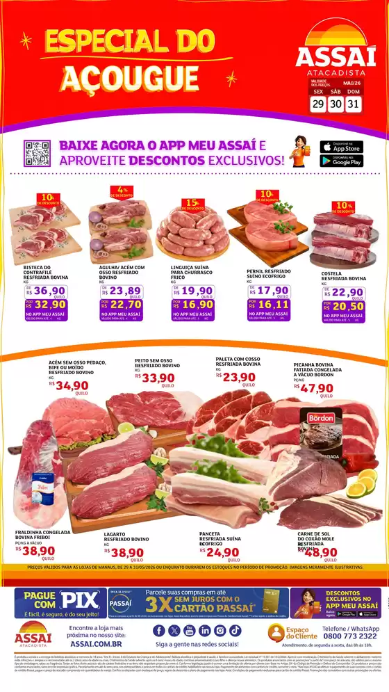 Catálogo Assaí Atacadista em Caldas Novas | Encarte Assaí Atacadista 47669-74 | 2026-05-29T00:00:00.000Z - 2026-05-31T00:00:00.000Z