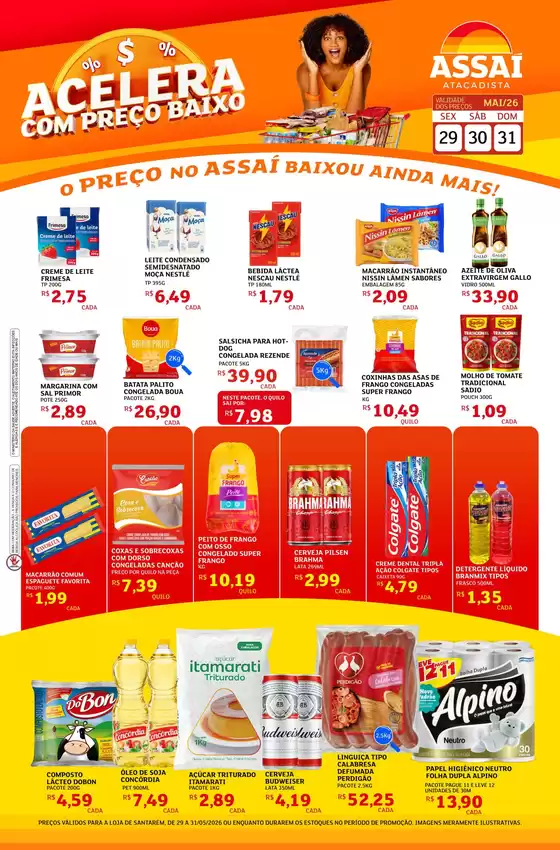 Catálogo Assaí Atacadista | Encarte Assaí Atacadista 47196-65 | 2026-05-29T00:00:00.000Z - 2026-05-31T00:00:00.000Z