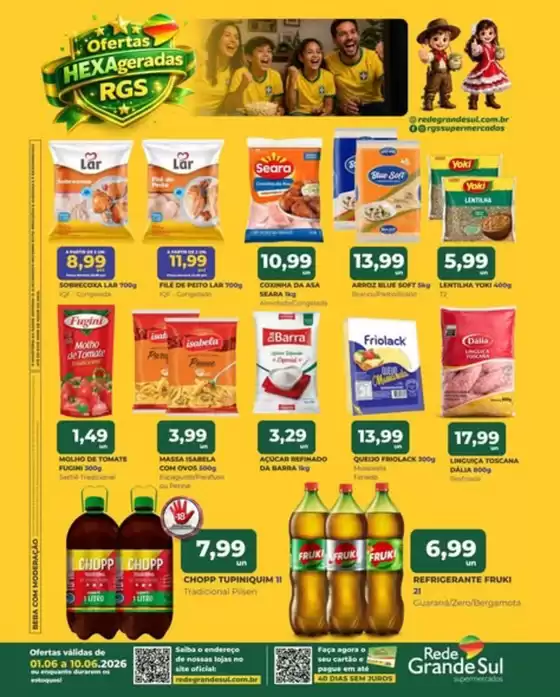 Catálogo Rede Grande Sul | OFERTAS HEXAGERADAS | 2026-06-01T00:00:00.000Z - 2026-06-10T00:00:00.000Z