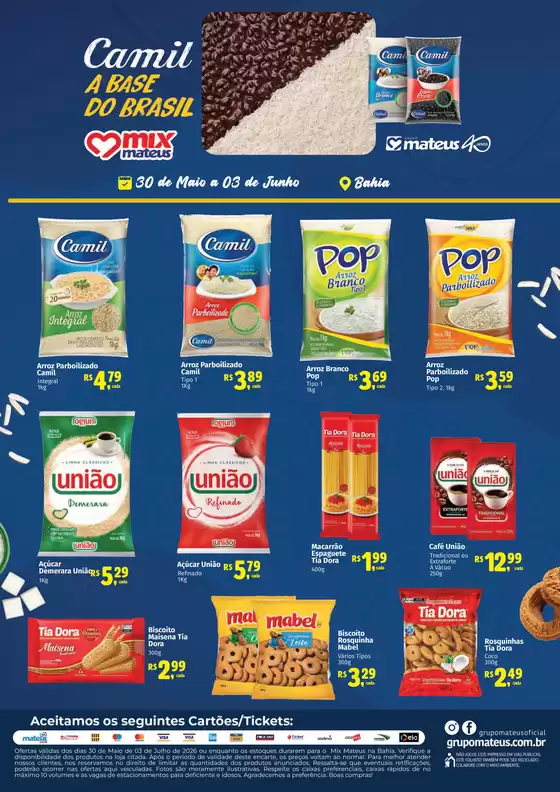 Catálogo Supermercados Mateus | Exclusivo Camil | 2026-06-01T00:00:00.000Z - 2026-06-03T00:00:00.000Z