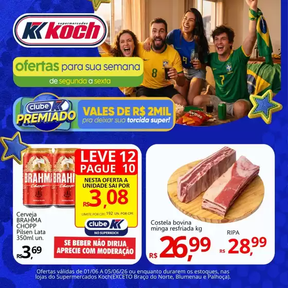 Catálogo Supermercados Koch | Ofertas especiais atraentes para todos | 2026-06-01T00:00:00.000Z - 2026-06-05T00:00:00.000Z