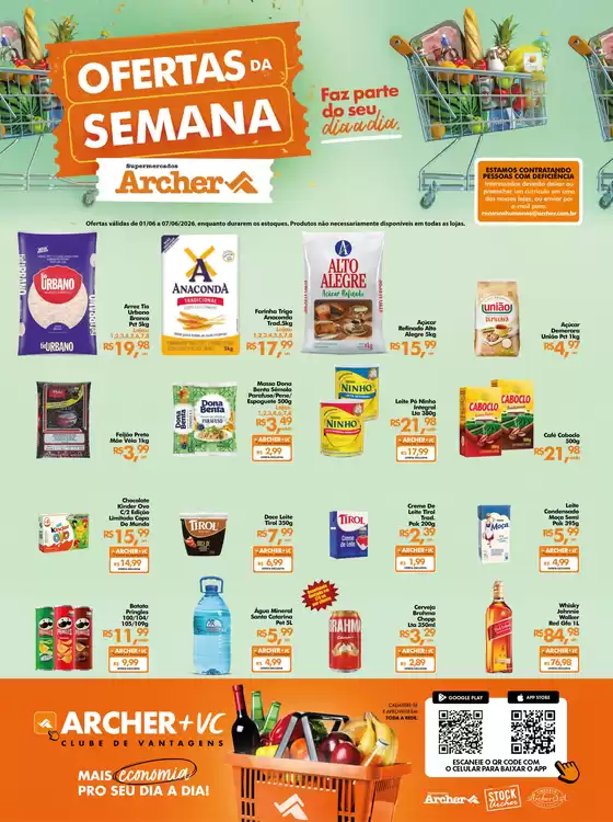Catálogo Supermercados Archer | Panfletosemanal | 2026-06-01T00:00:00.000Z - 2026-06-07T00:00:00.000Z
