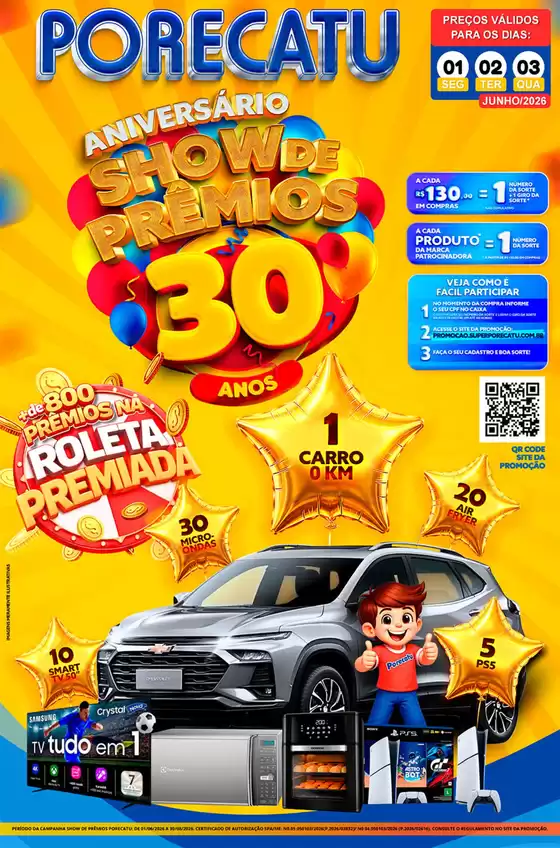Catálogo Supermercado Porecatu | Tabloide De Ofertasvotuporanga E Cardoso | 2026-06-01T00:00:00.000Z - 2026-08-30T00:00:00.000Z