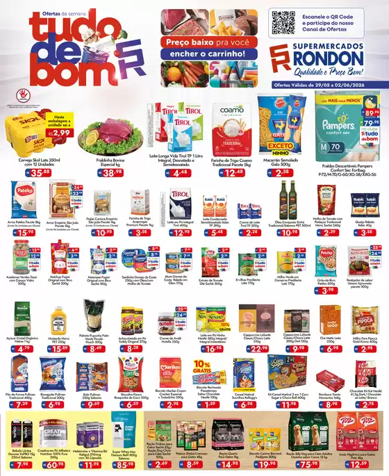 Catálogo Supermercados Rondon | Grandes descontos em produtos selecionados | 2026-05-29T00:00:00.000Z - 2026-06-02T00:00:00.000Z
