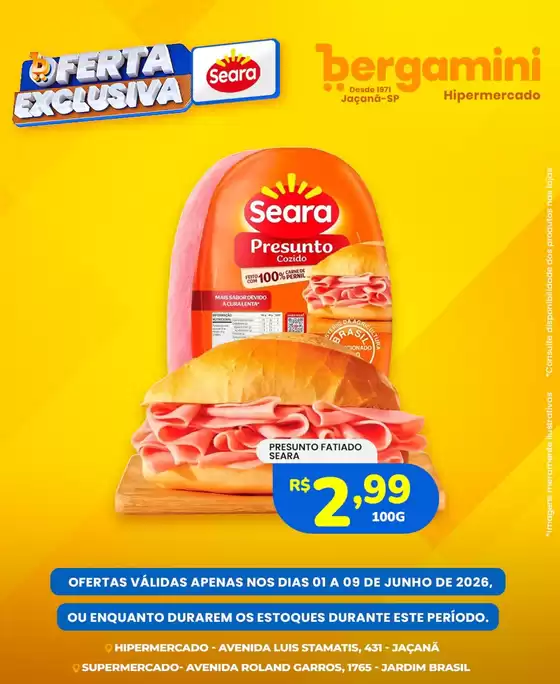 Catálogo Supermercado Bergamini | Encarte Supermercado Bergamini | 2026-06-01T00:00:00.000Z - 2026-06-09T00:00:00.000Z