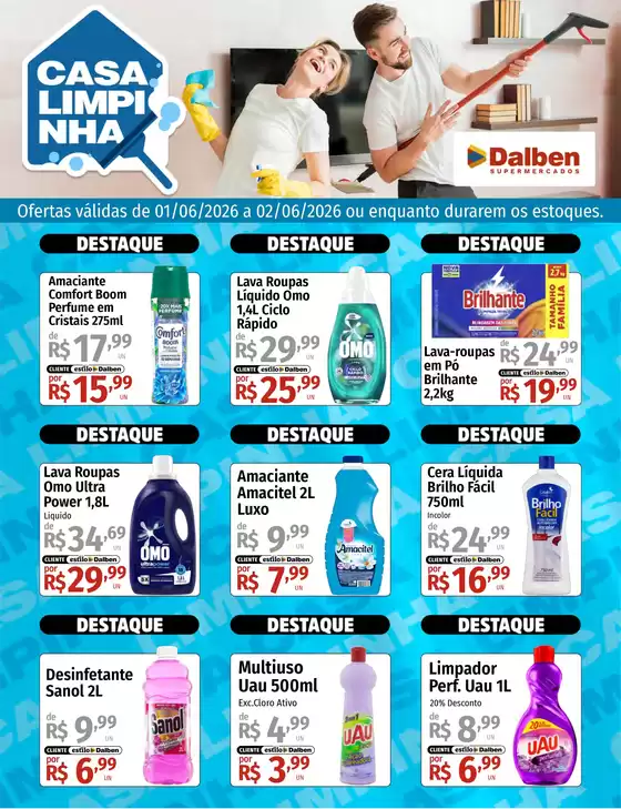 Catálogo Supermercado Dalben | CASA LIMPINHA | 2026-06-01T00:00:00.000Z - 2026-06-02T00:00:00.000Z