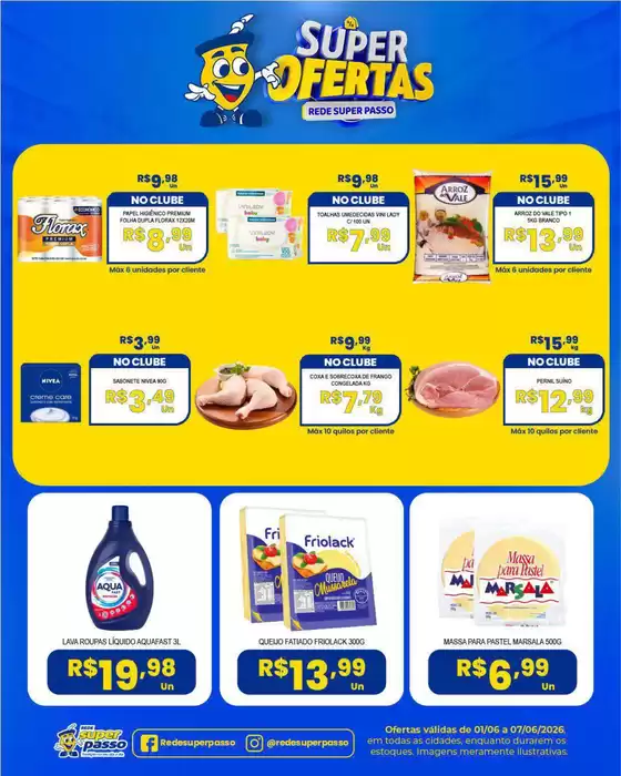 Catálogo Rede Super Passo | Encarte Rede Super Passo | 2026-06-01T00:00:00.000Z - 2026-06-07T00:00:00.000Z