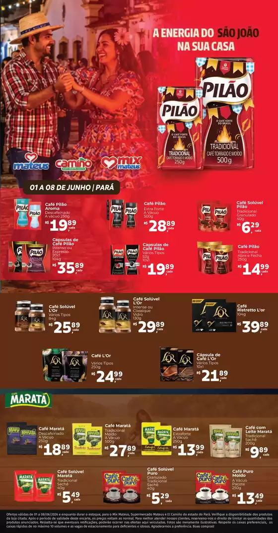 Catálogo Supermercados Mateus | Exclusivo Pilão | 2026-06-01T00:00:00.000Z - 2026-06-08T00:00:00.000Z