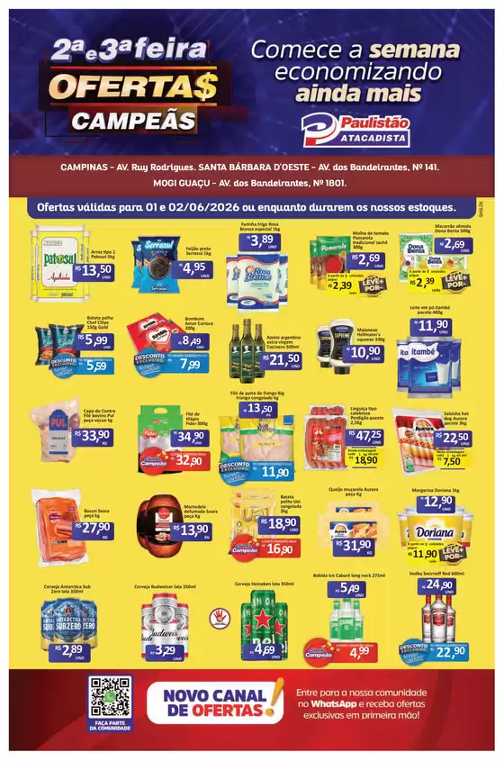 Catálogo Paulistão Atacadista | Nossas melhores ofertas para você | 2026-06-01T00:00:00.000Z - 2026-06-02T00:00:00.000Z