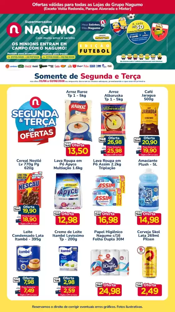 Catálogo Nagumo | SEGUNDA E TERCA | 2026-06-01T00:00:00.000Z - 2026-06-02T00:00:00.000Z