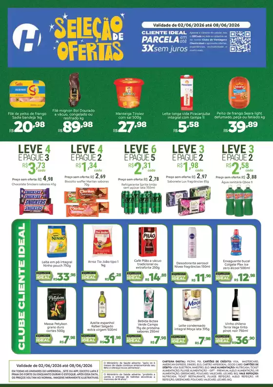 Catálogo Hiperideal Supermercados | Ofertas especiais para você | 2026-05-26T00:00:00.000Z - 2026-06-01T00:00:00.000Z