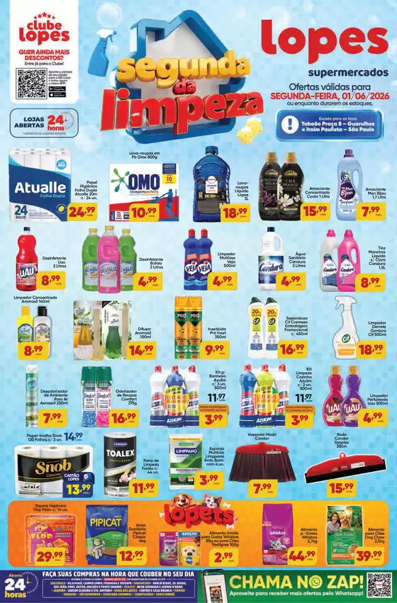 Catálogo Lopes Supermercados | SEGUNDA DA LIMPEZA - | 2026-06-01T00:00:00.000Z - 2026-06-01T00:00:00.000Z